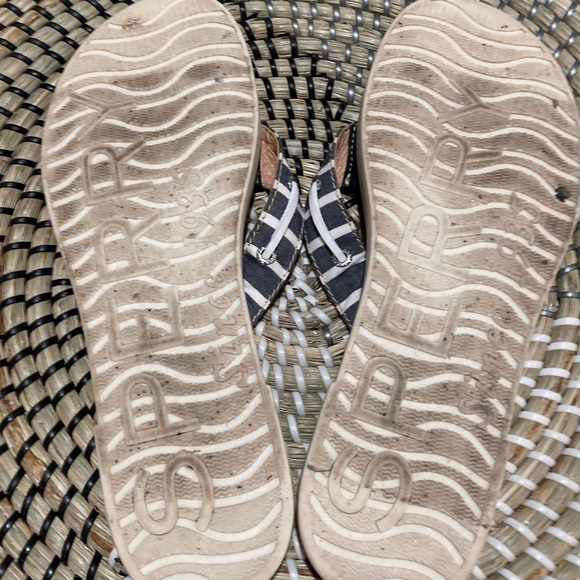 Sperry flip flops blue and white striped - Picture 4 of 4
